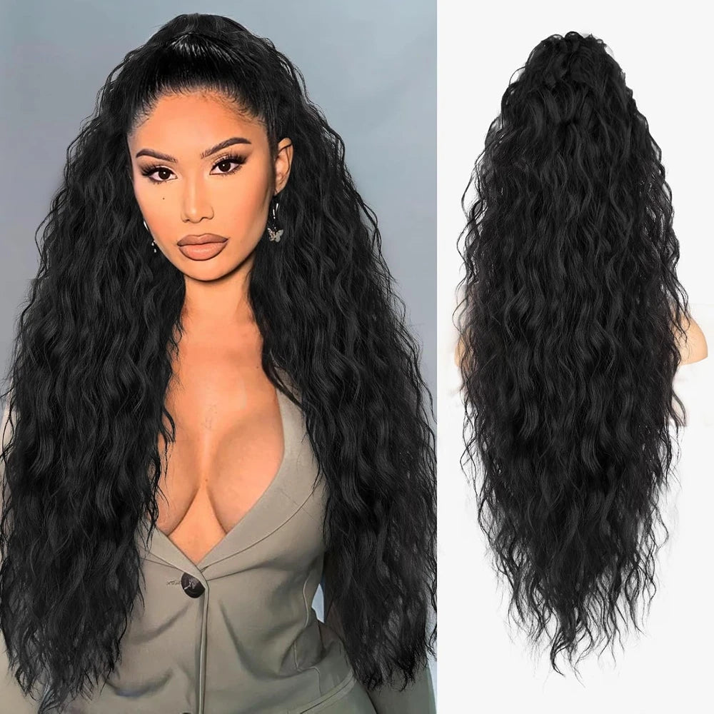 Curly Claw Clip Ponytail Extension