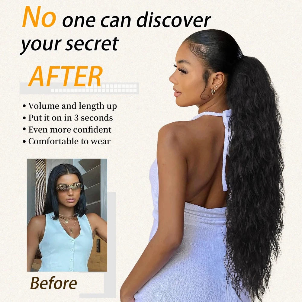 Curly Claw Clip Ponytail Extension