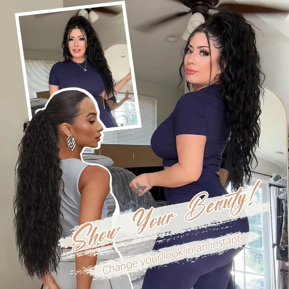 Curly Claw Clip Ponytail Extension