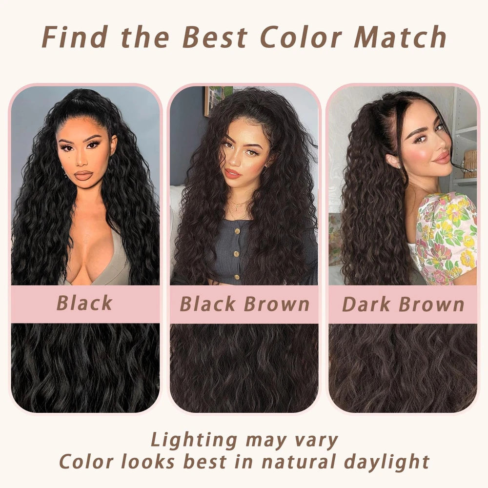 Curly Claw Clip Ponytail Extension