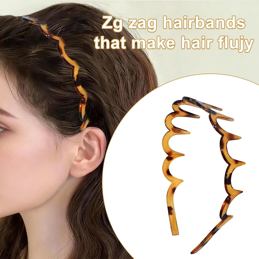 Zigzag Hair Comb Headbands