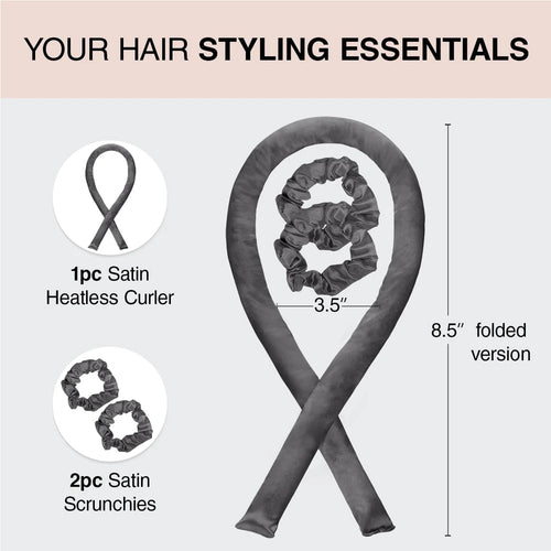 Kitsch Satin Heatless Curling Set