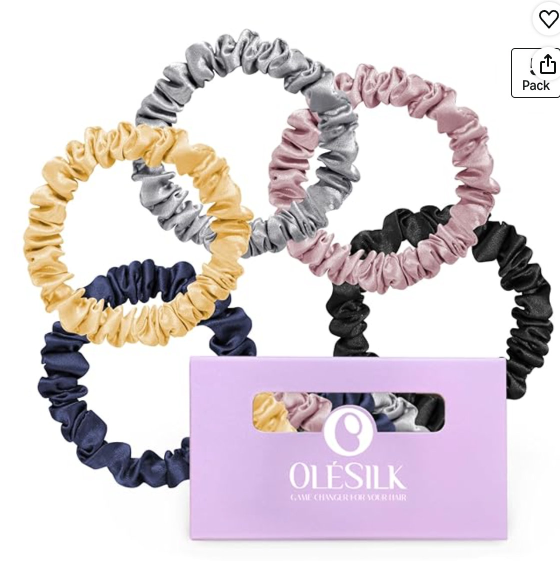 Olesilk Mulberry Silk Scrunchies