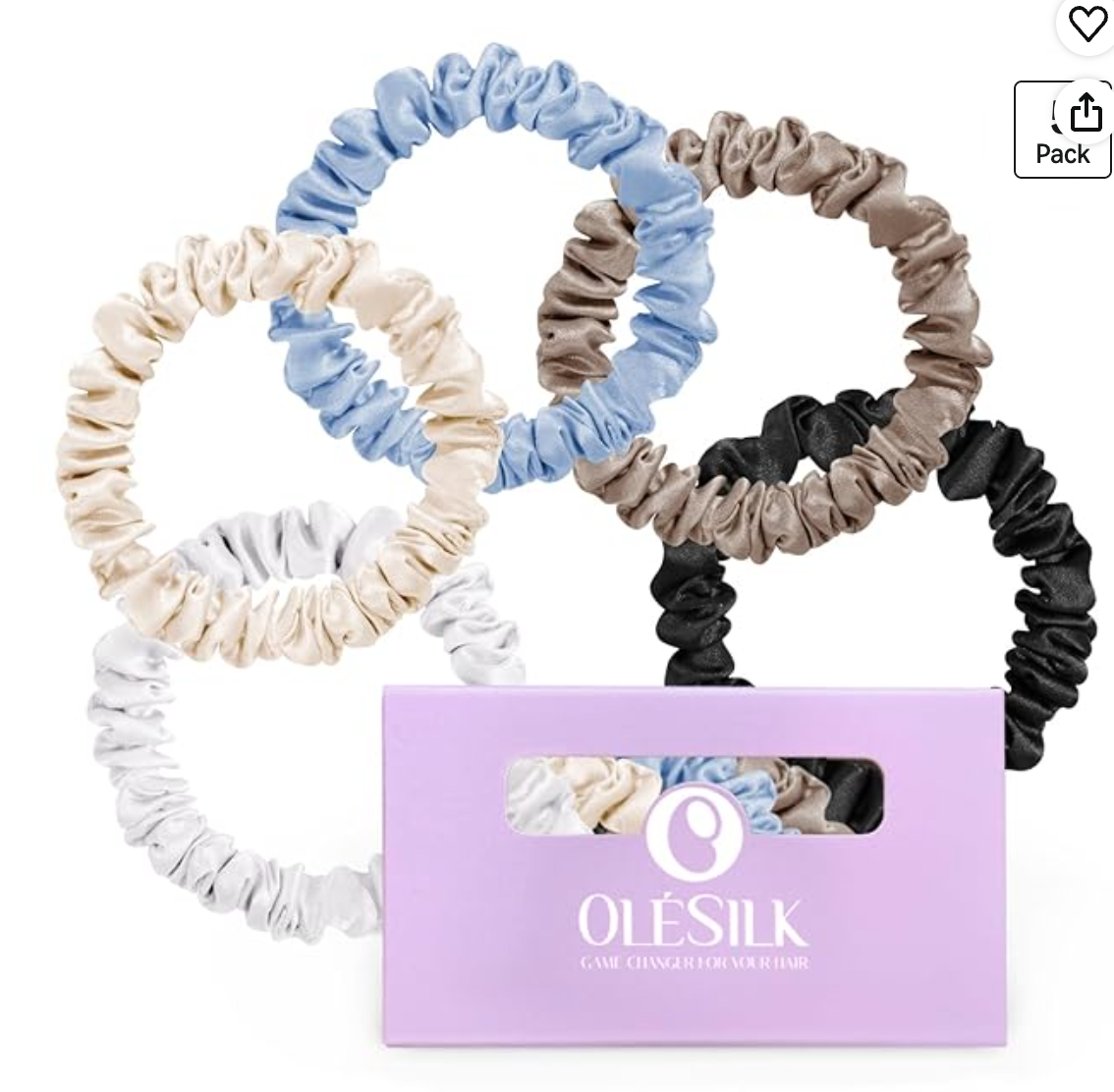 Olesilk Mulberry Silk Scrunchies