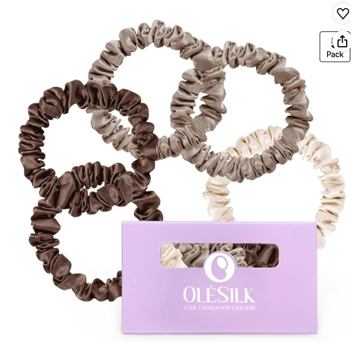 Olesilk Mulberry Silk Scrunchies