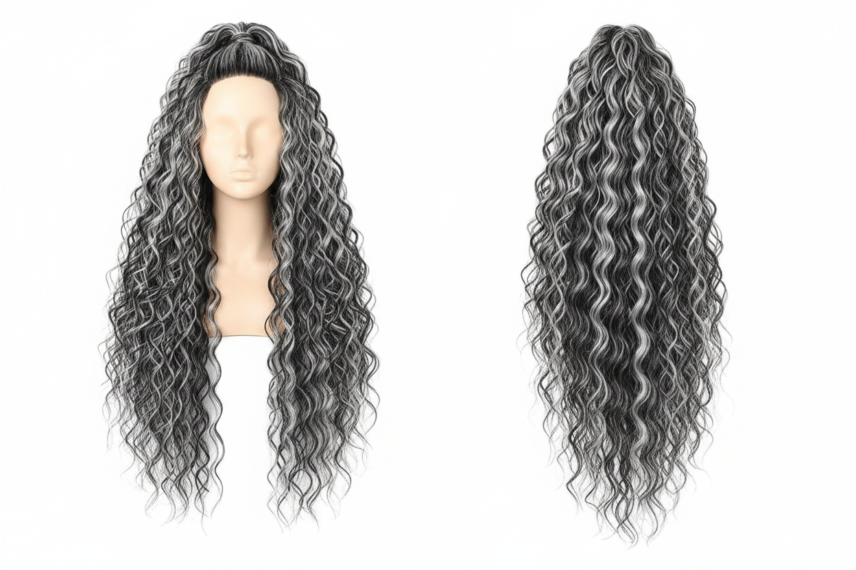 Curly Claw Clip Ponytail Extension