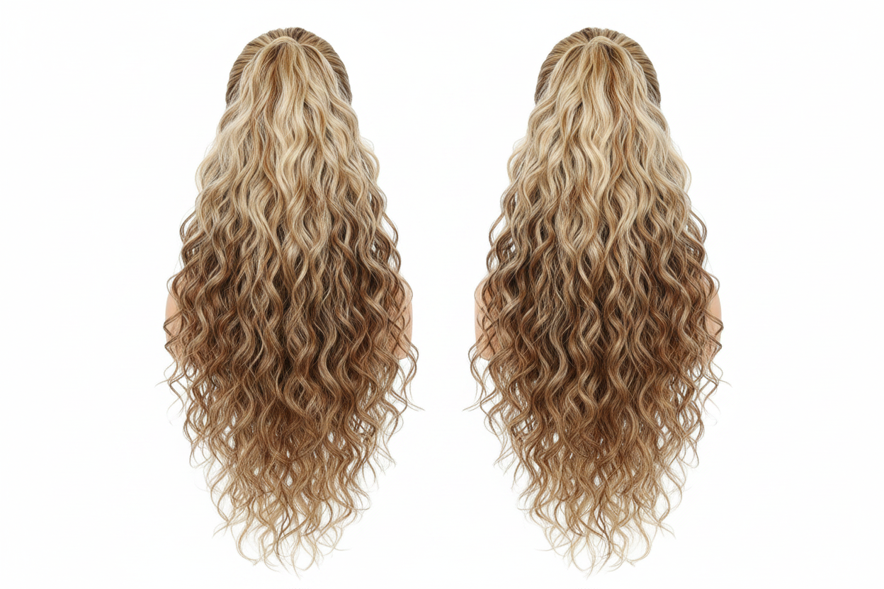 Curly Claw Clip Ponytail Extension
